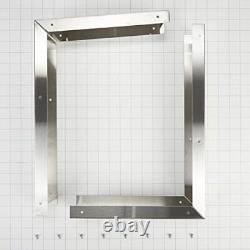 Whirlpool 8171339 Genuine OEM Side Panel Kit For Microwaves Stainless steel