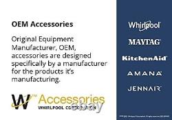 Whirlpool 8171339 Genuine OEM Side Panel Kit For Microwaves Stainless steel