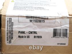 Whirlpool OEM Range Oven Control Panel Assembly W11039015 Stainless Steel OpenBx