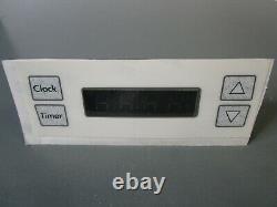 Whirlpool Range Clock Timer Control Board with Overlay, Black/White W10799767 ASMN